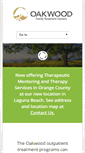 Mobile Screenshot of oakwoodtreatment.com